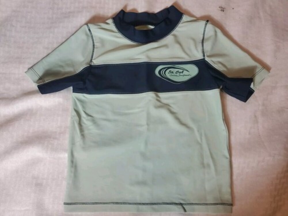 Old Navy Toddler Size 5T ~ Short Sleeve Rashguard Swim Shirt